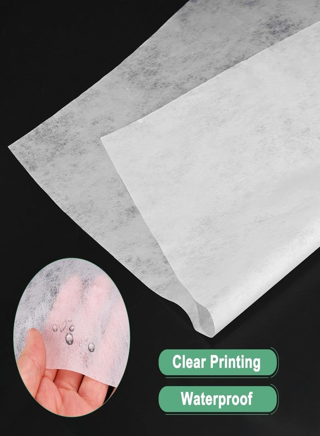 M METERXITY 38-Sheet Korean Cotton Wrapping Flower Paper, 11.8 Inch Waterproof Floral Wrapping Cotton Paper for Bouquets/Gift Packaging [White] - Image 2